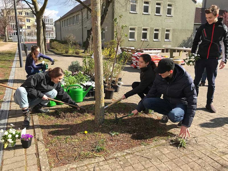 Schulgarten an Jenaplanschule übergeben