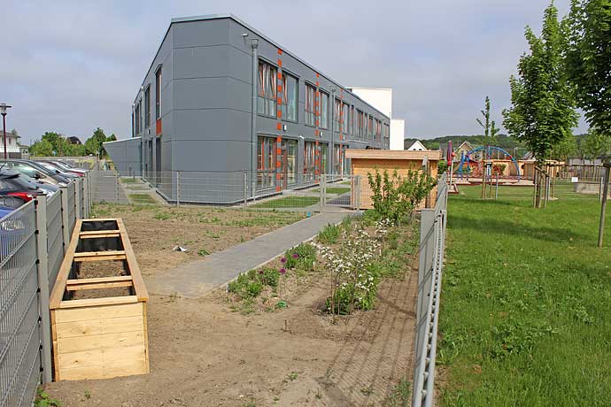 Neubau Schulgarten Kinderkunstakademie Kassebohm